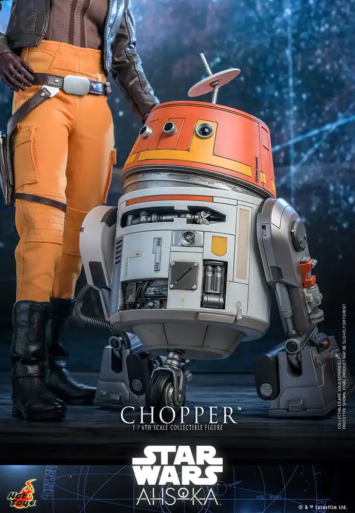 Star Wars: Ahsoka akční figurka 1/6 Chopper 18 cm fotografii produktu