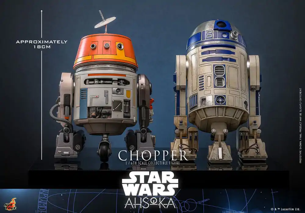 Star Wars: Ahsoka akční figurka 1/6 Chopper 18 cm fotografii produktu