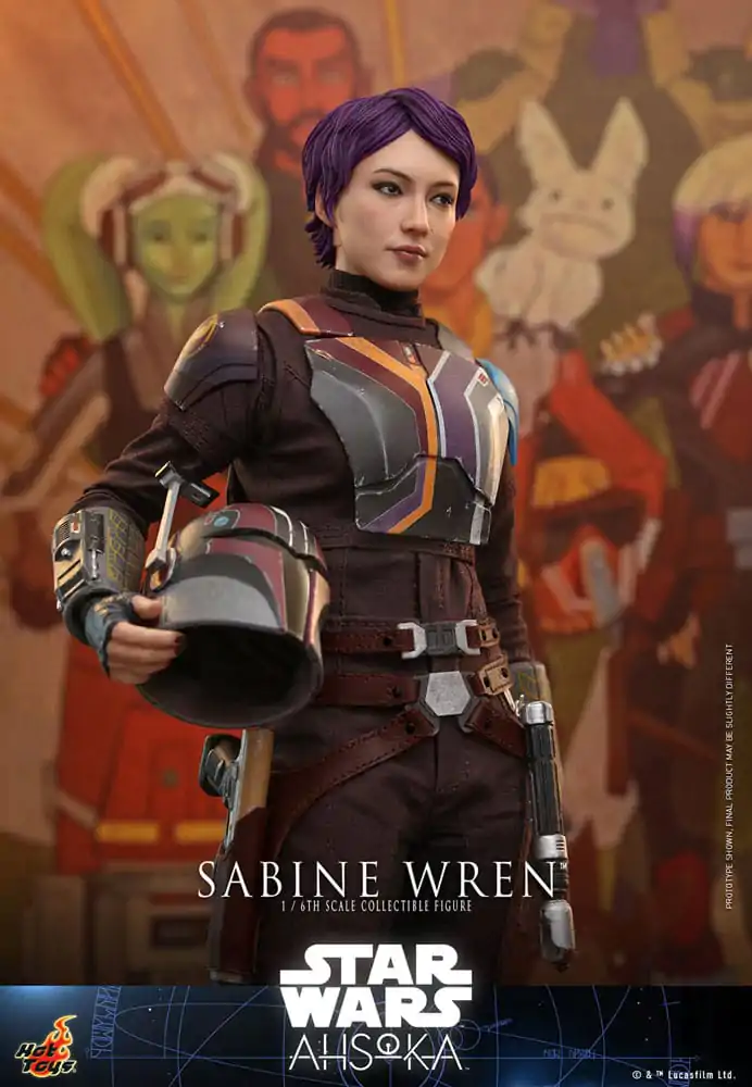 Star Wars: Ahsoka akční figurka 1/6 Sabine Wren 28 cm fotografii produktu