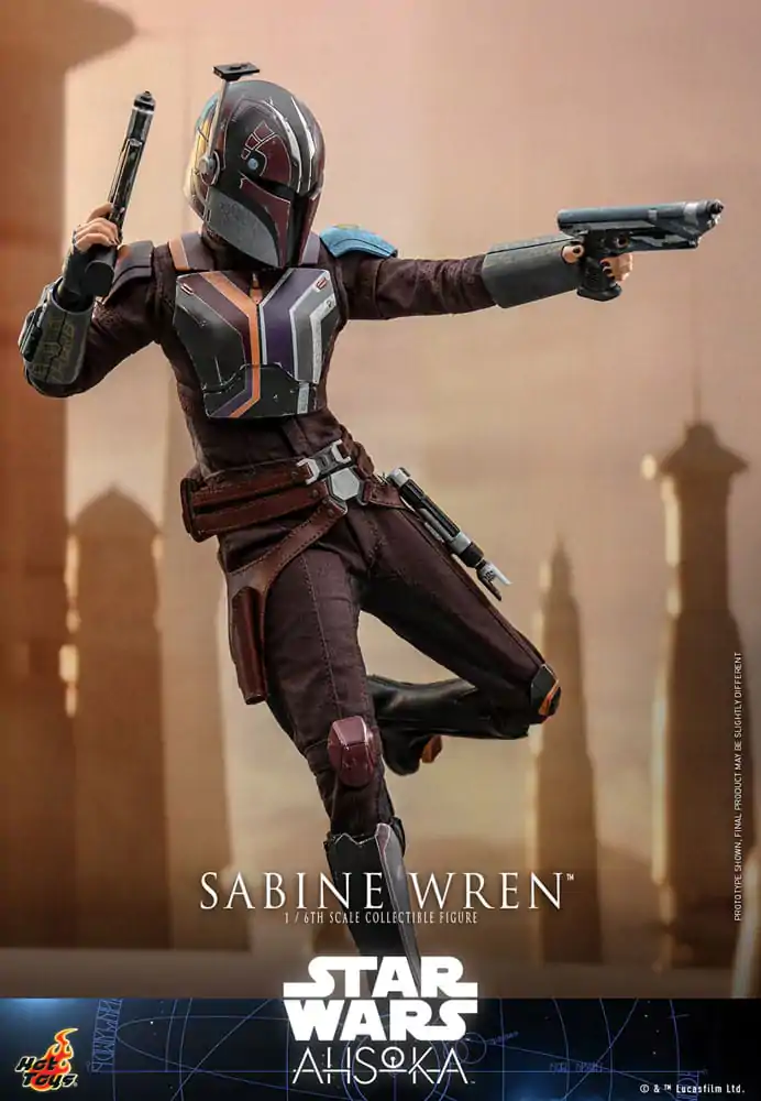 Star Wars: Ahsoka akční figurka 1/6 Sabine Wren 28 cm fotografii produktu