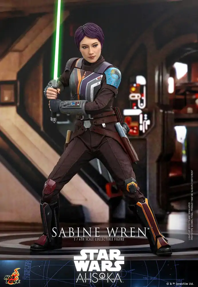 Star Wars: Ahsoka akční figurka 1/6 Sabine Wren 28 cm fotografii produktu