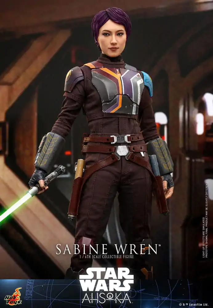 Star Wars: Ahsoka akční figurka 1/6 Sabine Wren 28 cm fotografii produktu