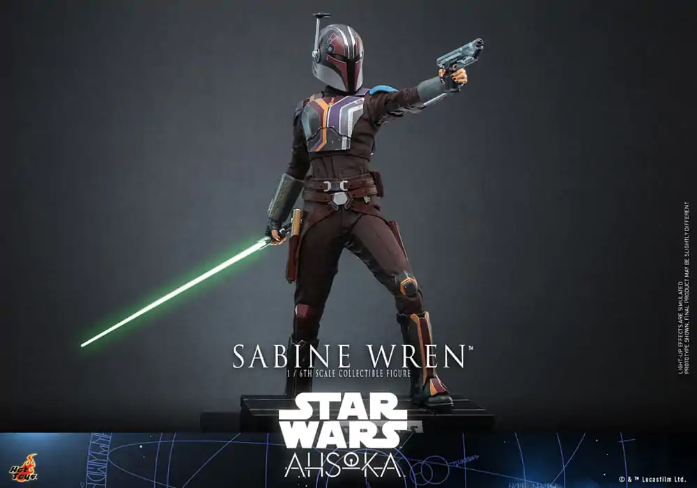 Star Wars: Ahsoka akční figurka 1/6 Sabine Wren 28 cm fotografii produktu