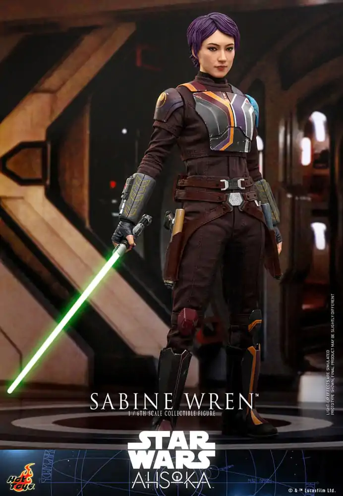 Star Wars: Ahsoka akční figurka 1/6 Sabine Wren 28 cm fotografii produktu