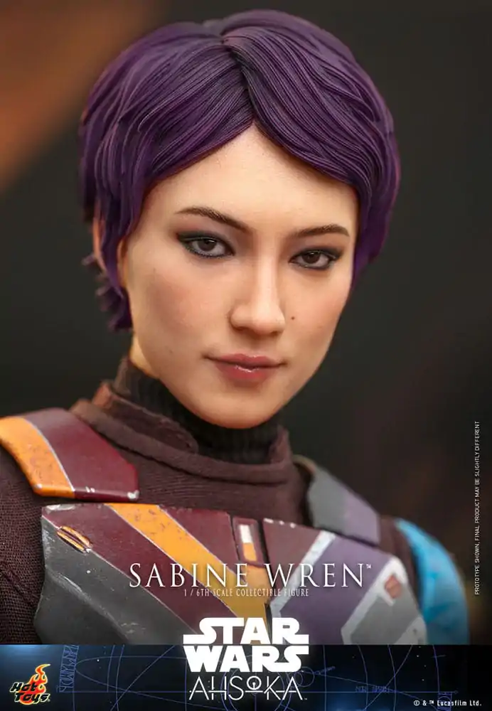 Star Wars: Ahsoka akční figurka 1/6 Sabine Wren 28 cm fotografii produktu