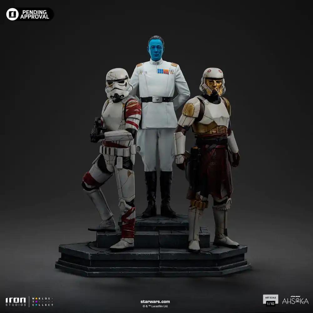 Star Wars Ahsoka Art Scale Socha 1/10 Grand Admiral Thrawn 25 cm fotografii produktu