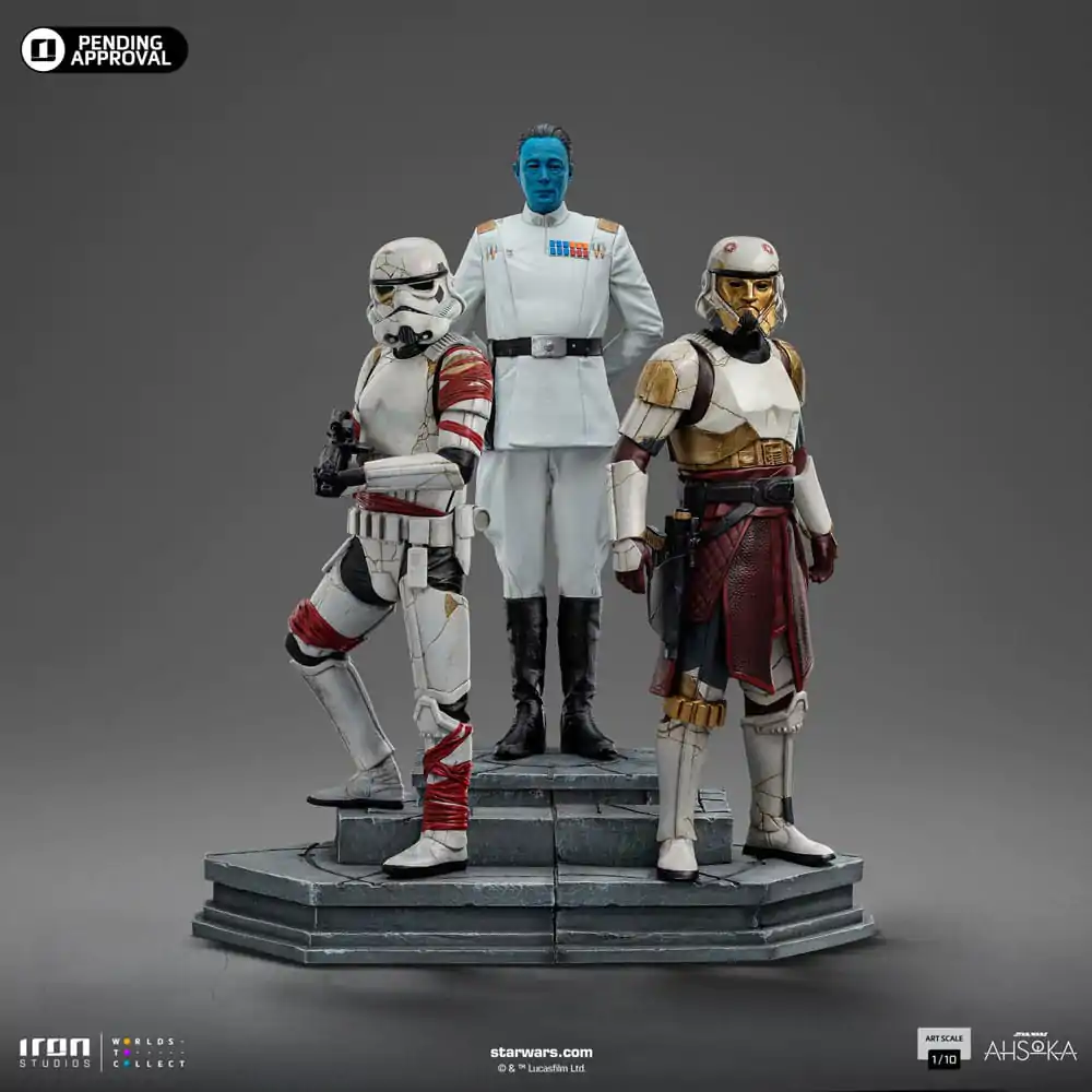 Star Wars Ahsoka Art Scale Socha 1/10 Grand Admiral Thrawn 25 cm fotografii produktu