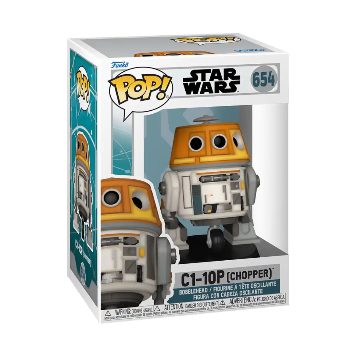 Star Wars: Ahsoka POP! Vinylová figurka C1-10P (Chopper) 9 cm fotografii produktu