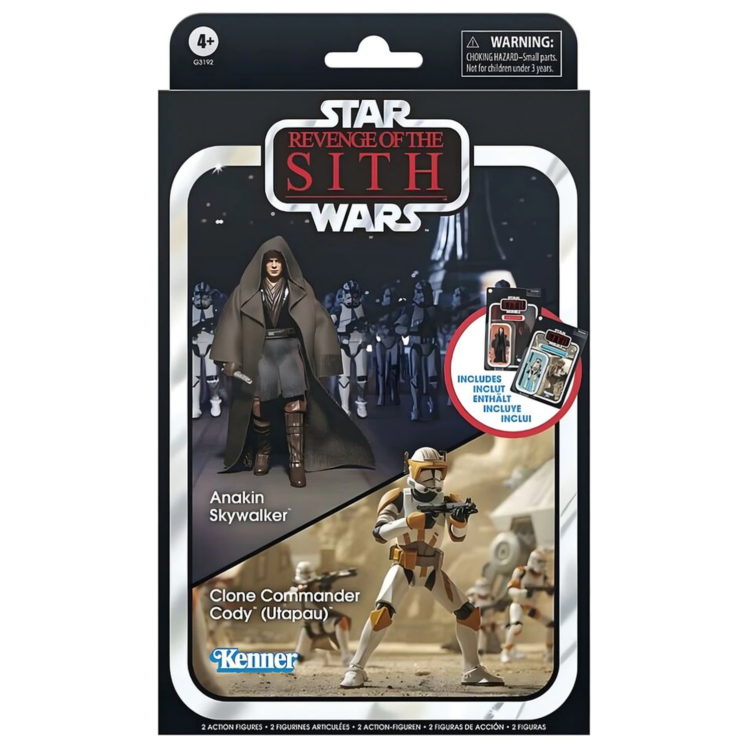 Star Wars Anakin Skywalker & Clone Commander Cody Utapau balení figurka 9.5cm fotografii produktu