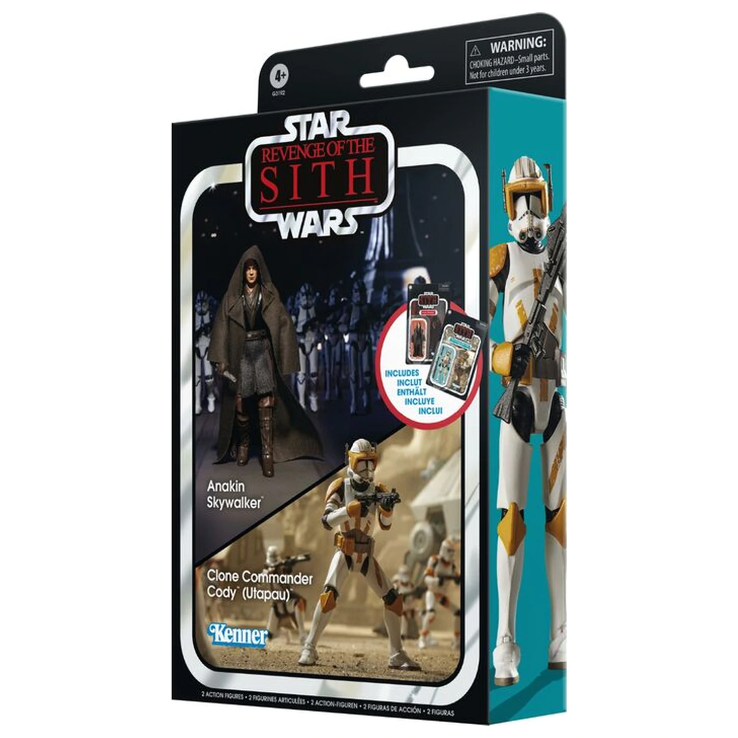 Star Wars Anakin Skywalker & Clone Commander Cody Utapau balení figurka 9.5cm fotografii produktu