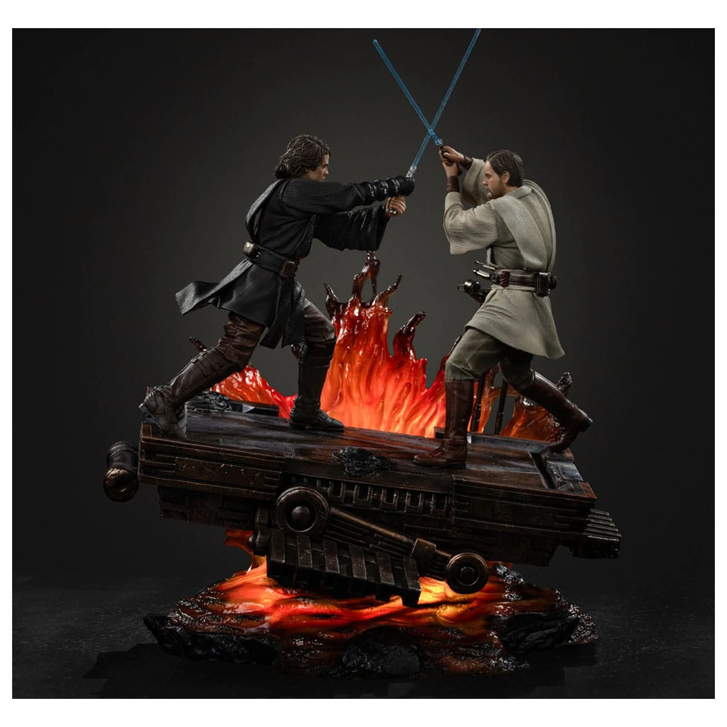 Star Wars Art Scale Socha 1/10 Anakin vs. Obi Wan 34 cm fotografii produktu