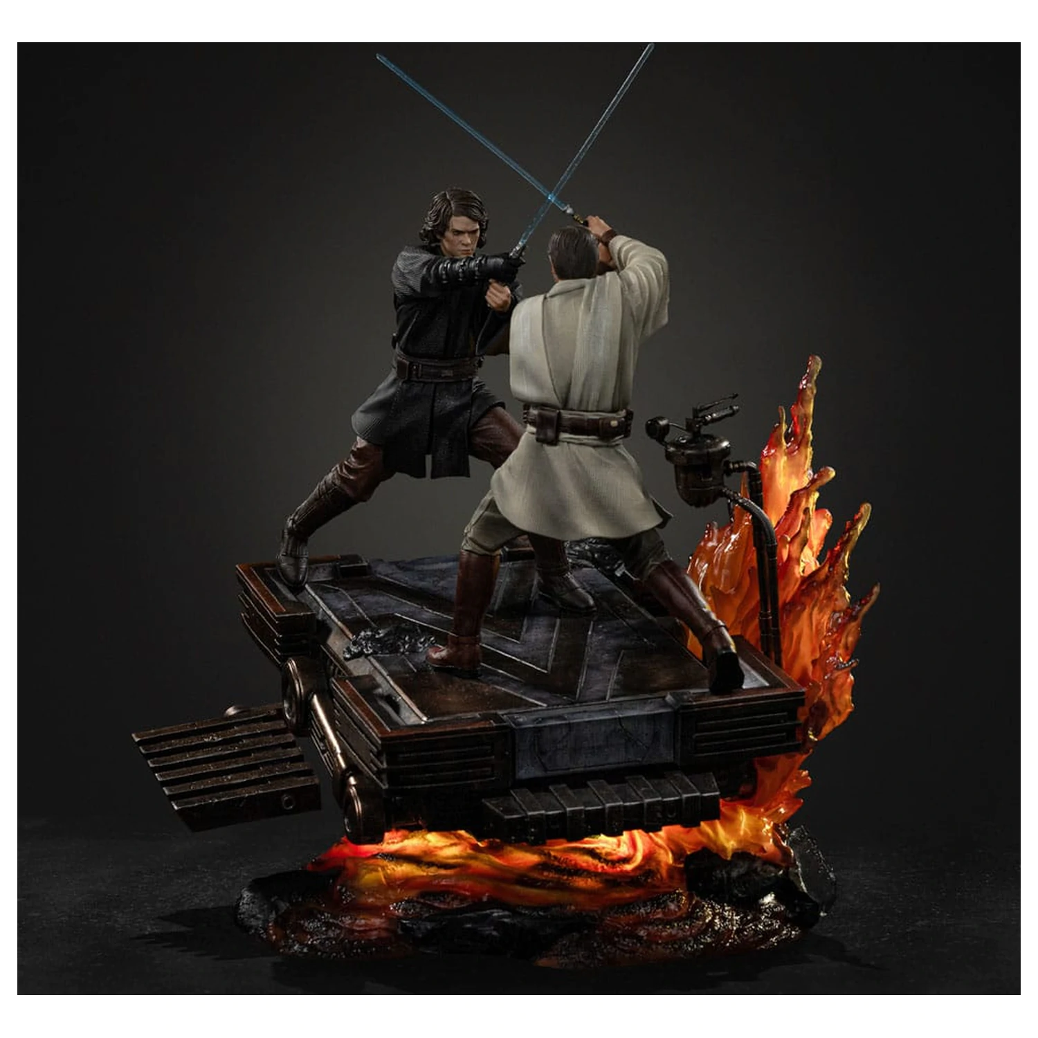 Star Wars Art Scale Socha 1/10 Anakin vs. Obi Wan 34 cm fotografii produktu