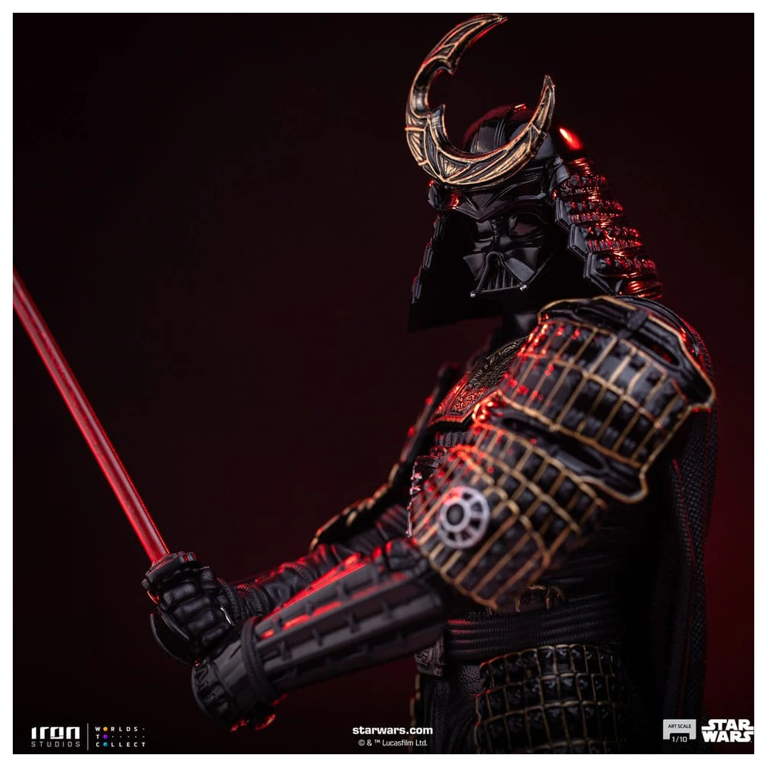 Star Wars Umělecká Měřítková Socha 1/10 Darth Vader Samurai 26 cm fotografii produktu
