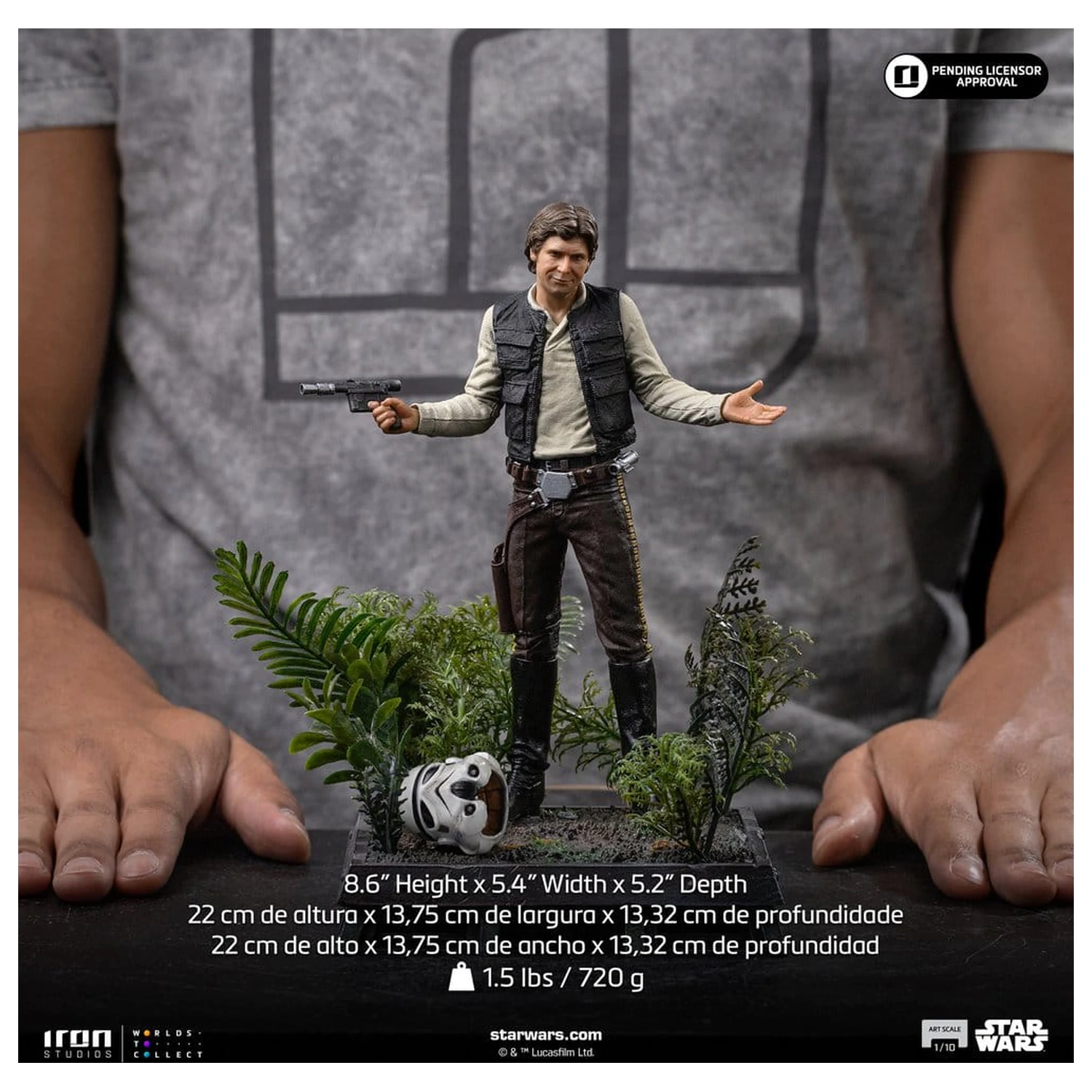 Star Wars Art Scale Soška 1/10 Han Solo (Episode VI) 22 cm fotografii produktu