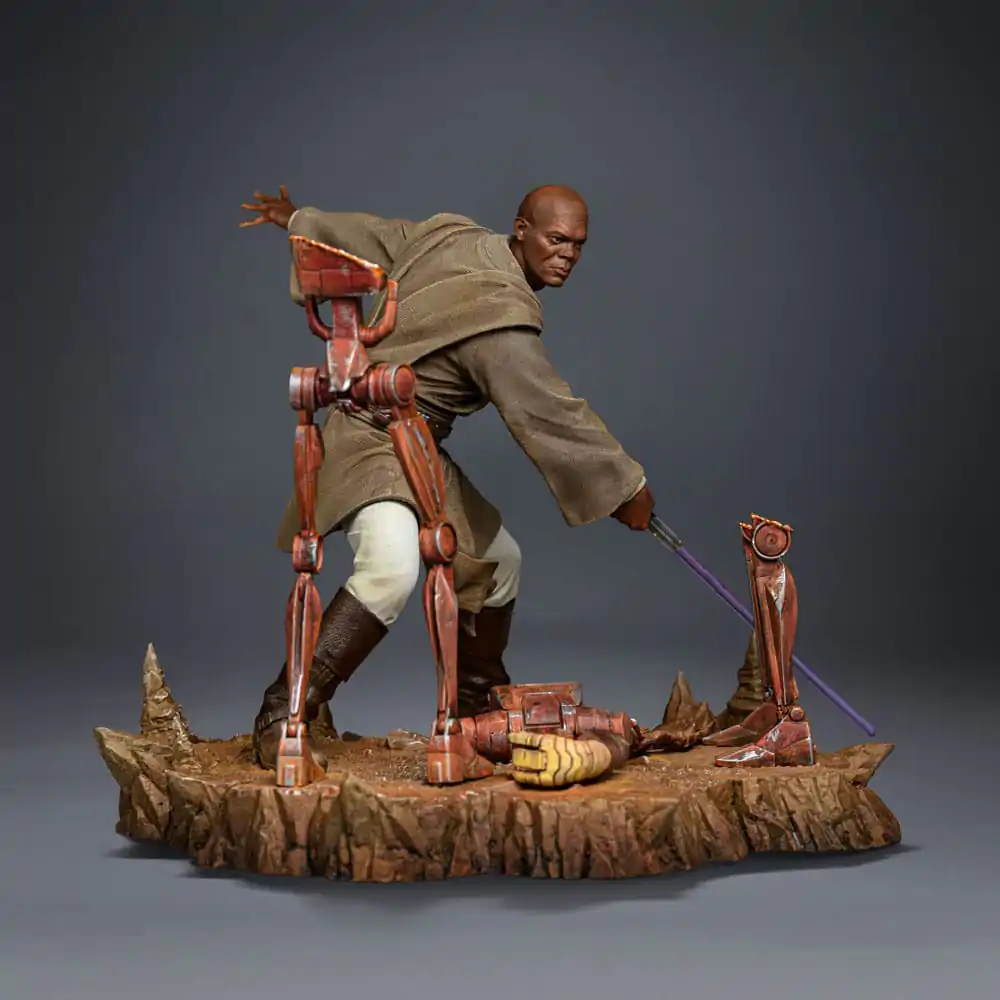 Star Wars Art Scale Statue 1/10 Mace Windu 18 cm soška fotografii produktu