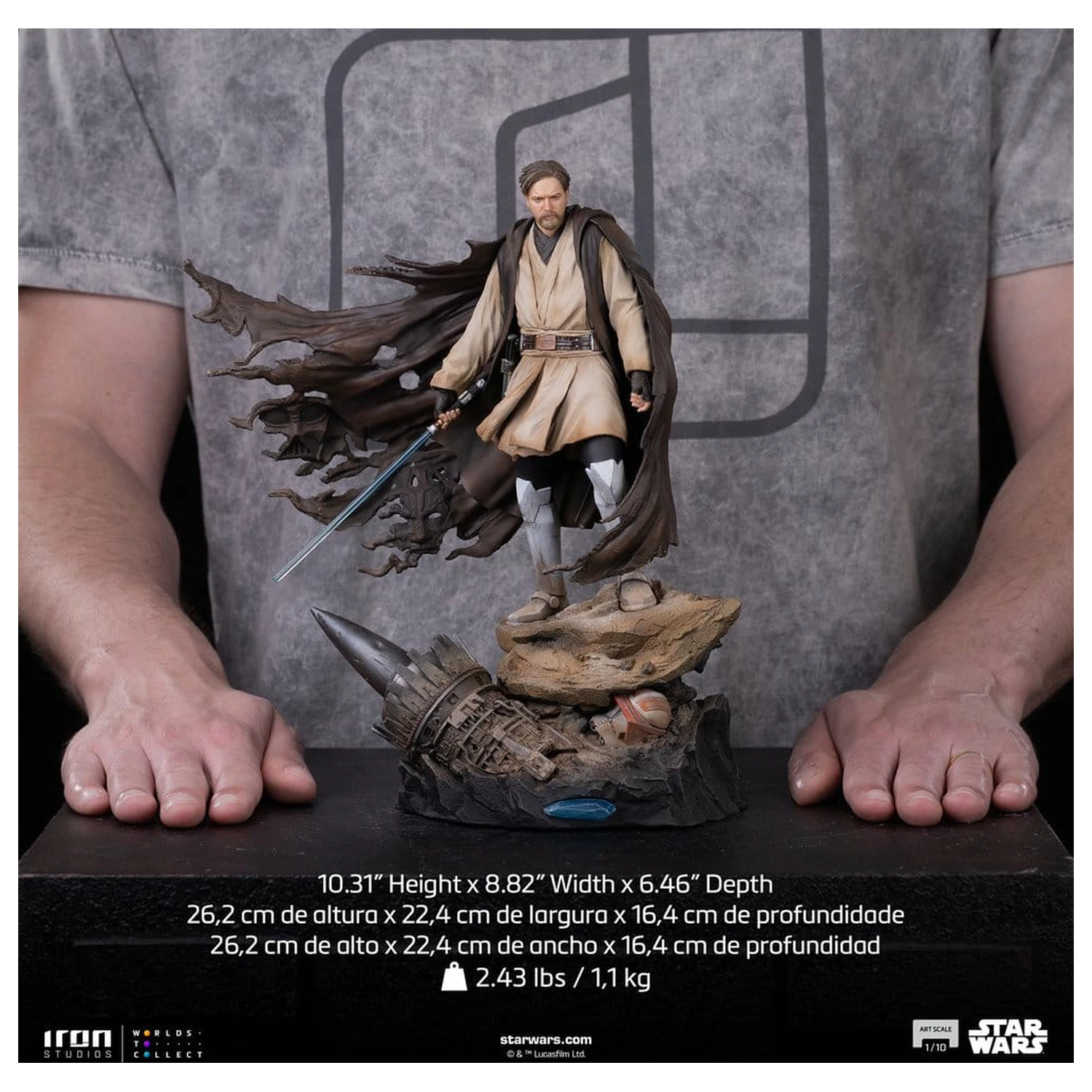 Star Wars Art Scale Socha 1/10 Obi-Wan Signatures 26 cm fotografii produktu