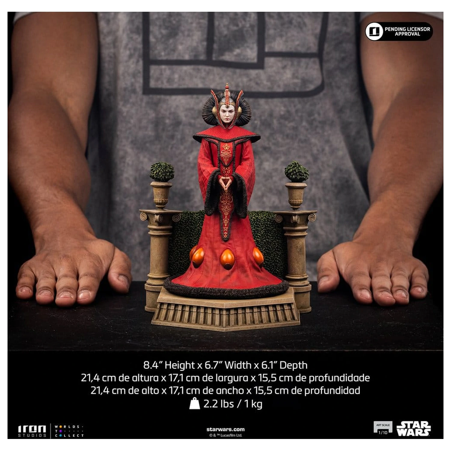 Star Wars Art Scale socha 1/10 Queen Amidala 21 cm fotografii produktu