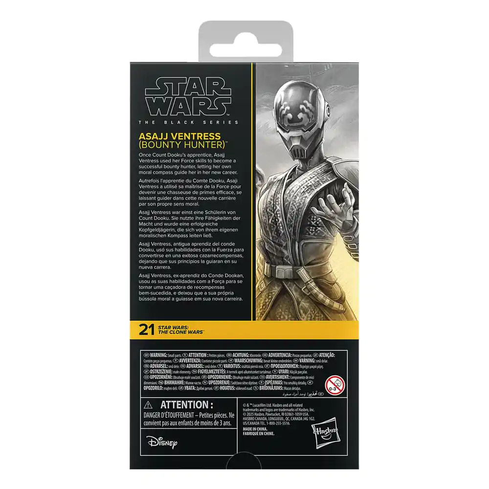 Star Wars: Attack of the Clones Asajj Ventress Bounty Hunter figurka 15 cm fotografii produktu