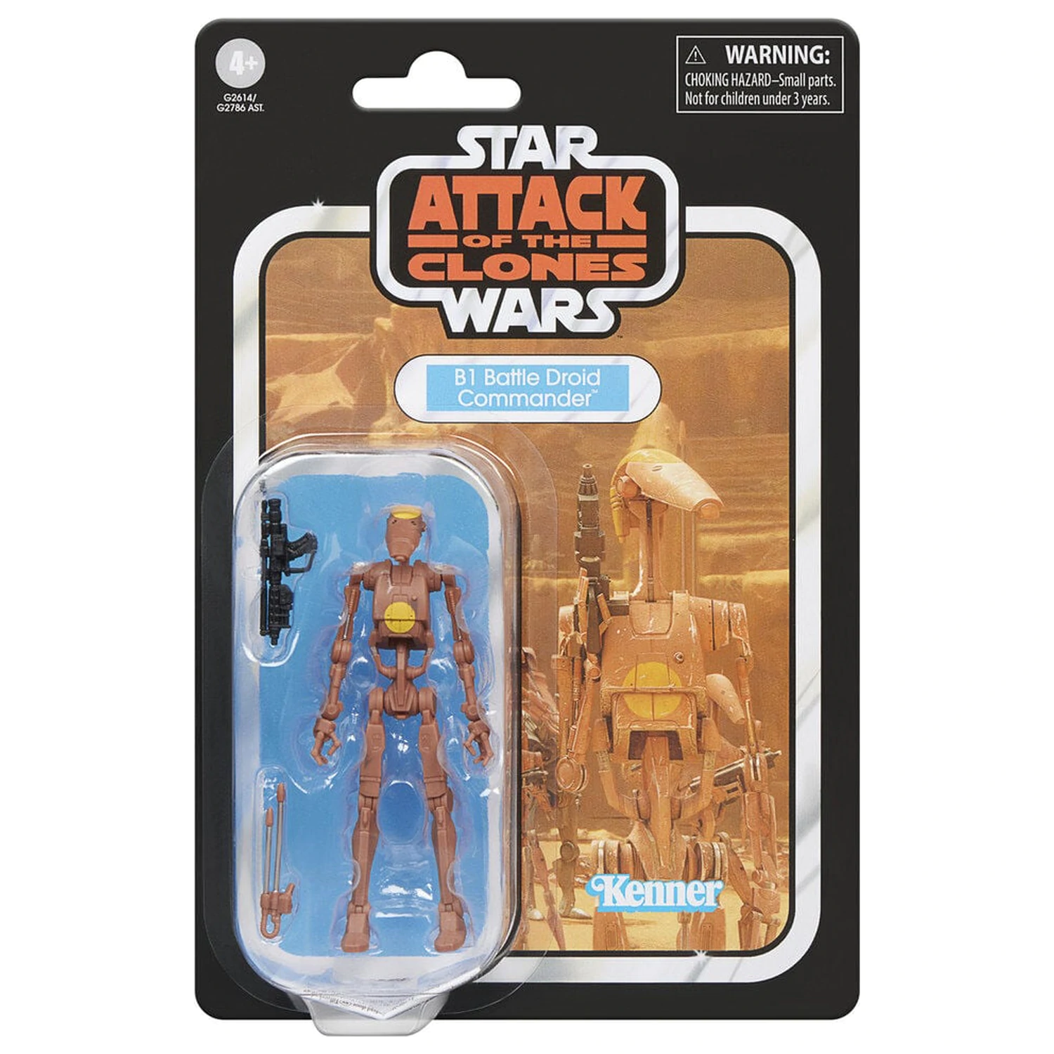 Star Wars Attack of the Clones B1 Battle Droid Commander figurka 9,5cm fotografii produktu