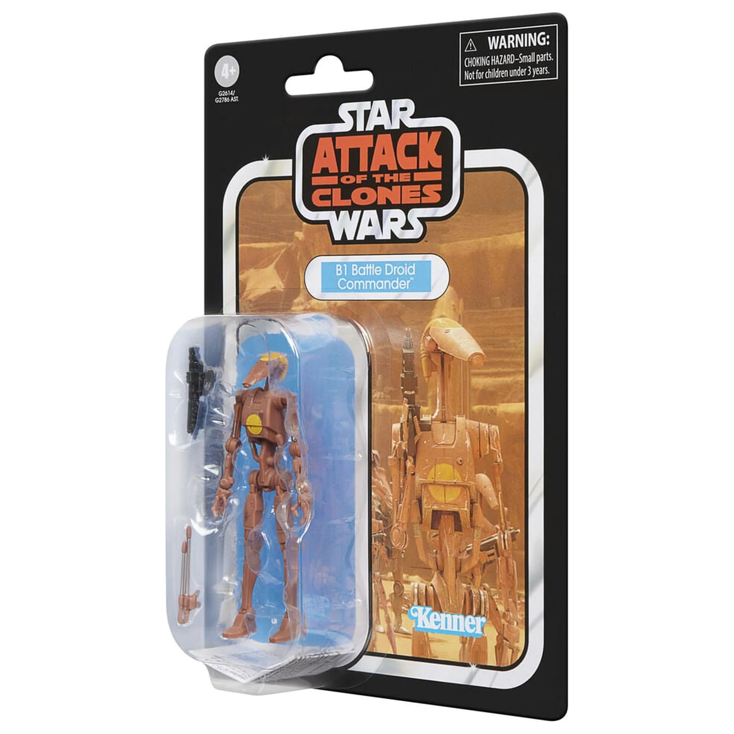 Star Wars Attack of the Clones B1 Battle Droid Commander figurka 9,5cm fotografii produktu