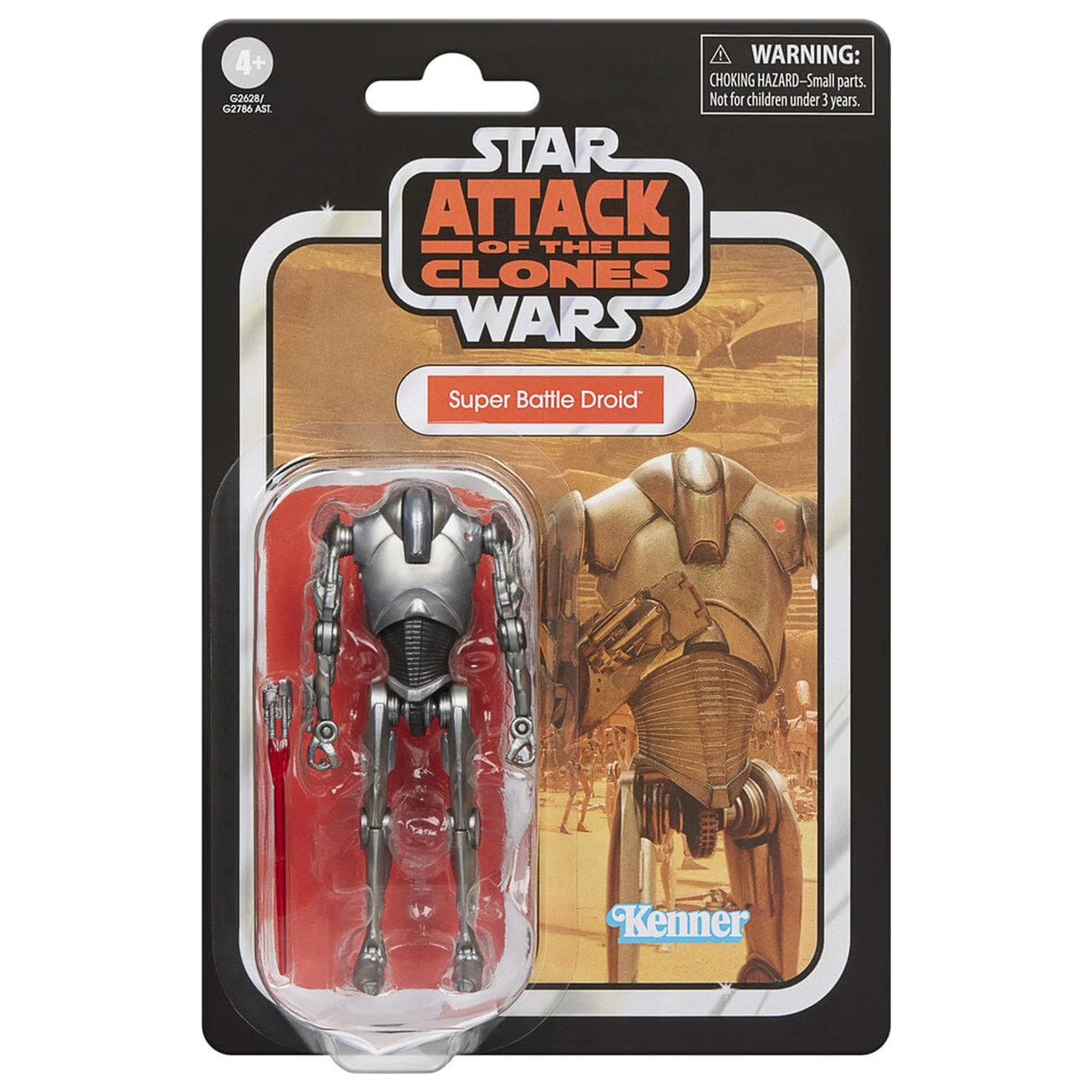 Star Wars Attack of the Clones figurka Super Battle Droid 9,5 cm fotografii produktu