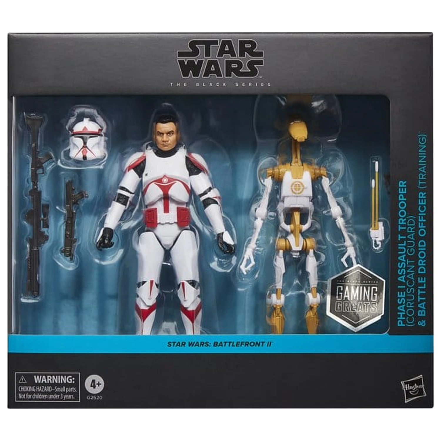 Star Wars: Battlefront II Black Series akční figurky 2-Pack Phase I Assault Trooper & Battle Droid Officer 15 cm fotografii produktu