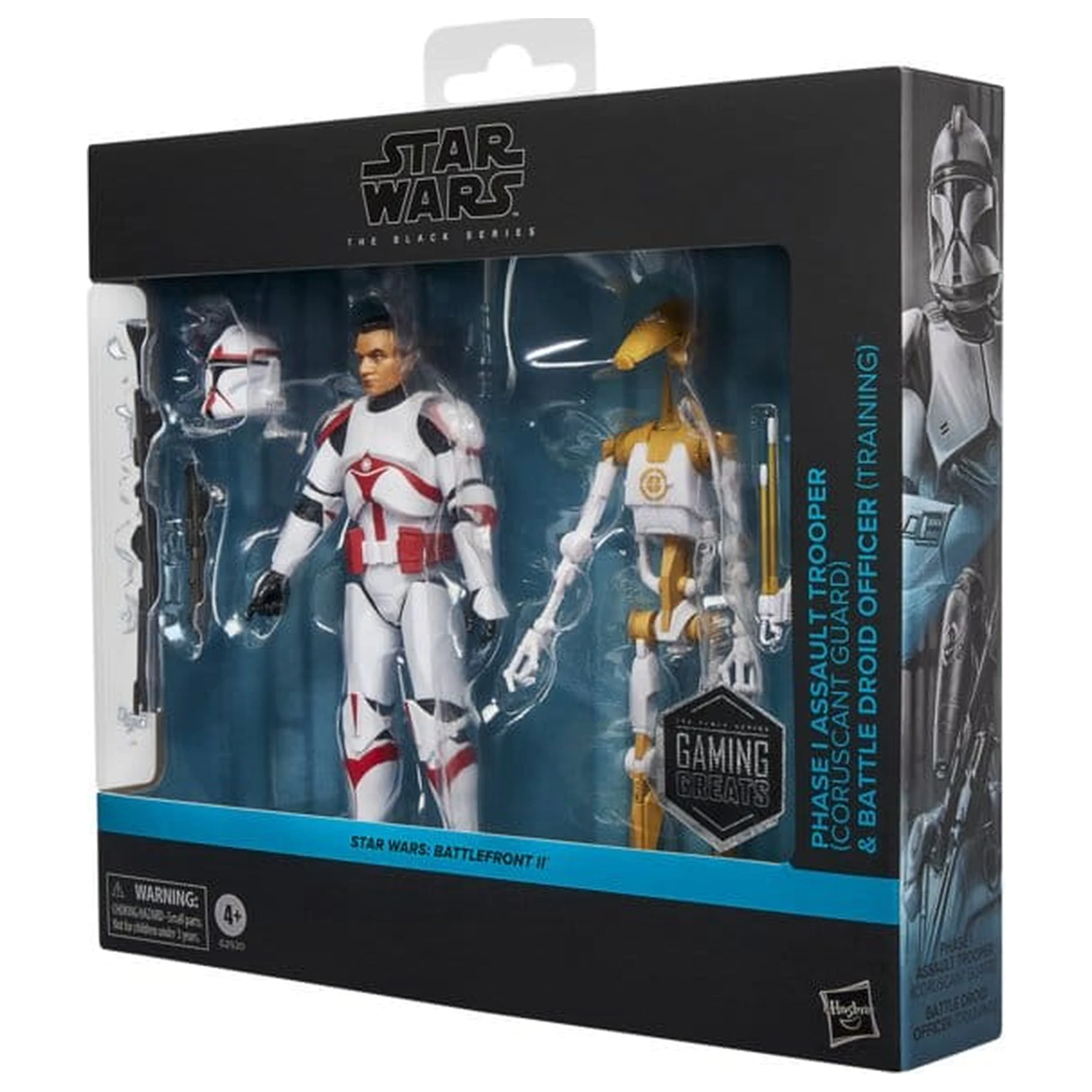 Star Wars: Battlefront II Black Series akční figurky 2-Pack Phase I Assault Trooper & Battle Droid Officer 15 cm fotografii produktu