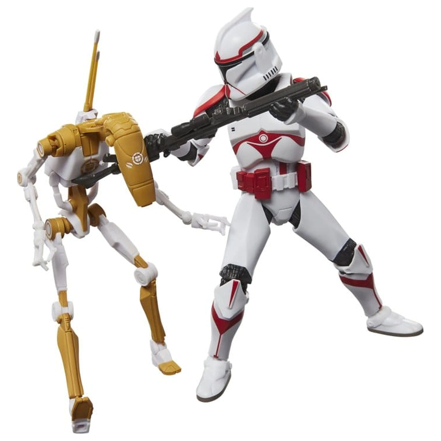 Star Wars: Battlefront II Black Series akční figurky 2-Pack Phase I Assault Trooper & Battle Droid Officer 15 cm fotografii produktu
