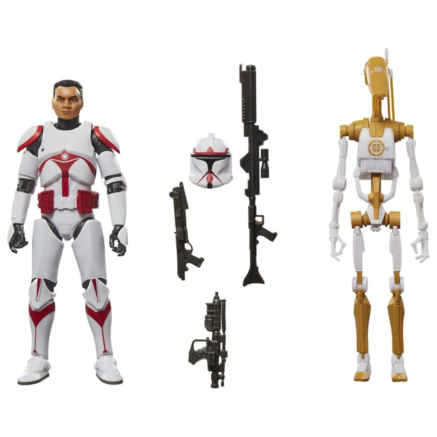 Star Wars: Battlefront II Black Series akční figurky 2-Pack Phase I Assault Trooper & Battle Droid Officer 15 cm fotografii produktu