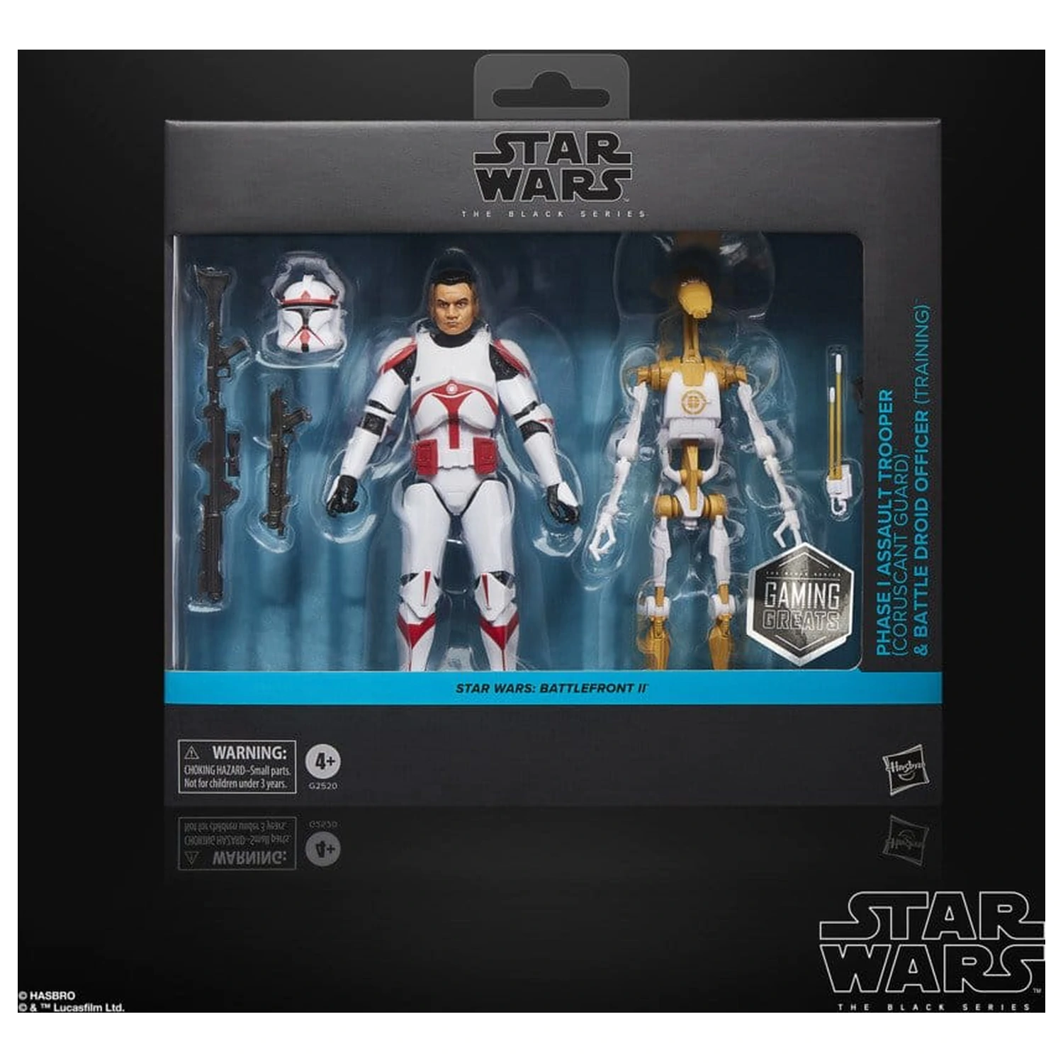Star Wars: Battlefront II Black Series akční figurky 2-Pack Phase I Assault Trooper & Battle Droid Officer 15 cm fotografii produktu