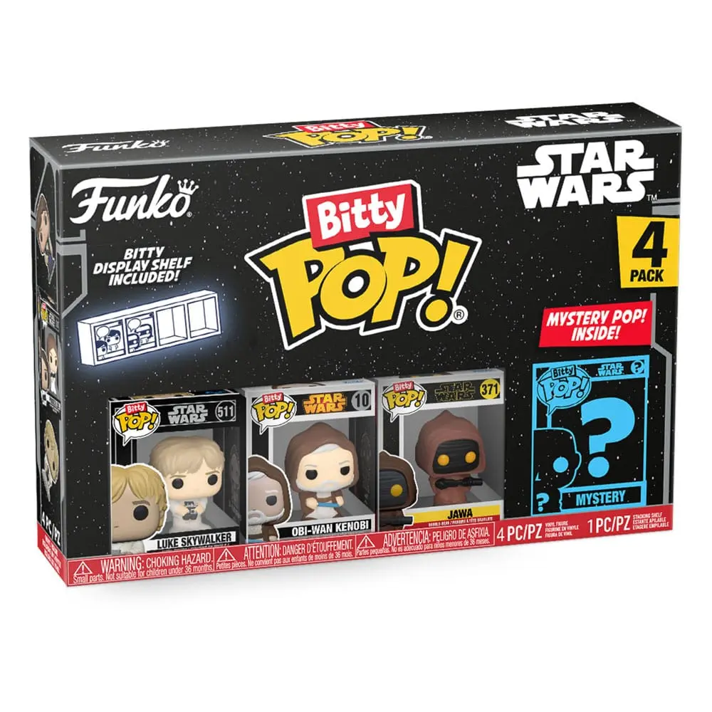 Star Wars Bitty POP! Vinylová Figurka 4-Pack Luke 2,5 cm fotografii produktu