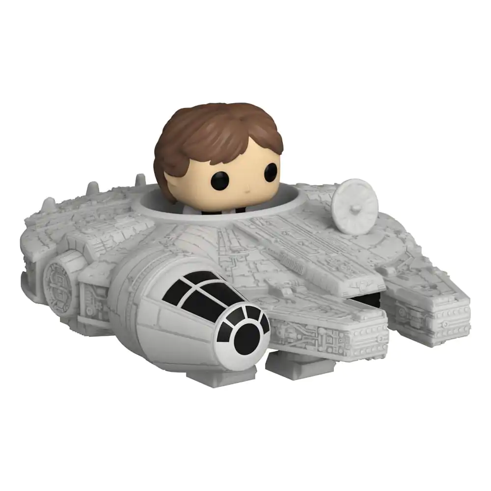 Star Wars Bitty Funko POP! Rides vinylová figurka Han Solo s Millenium Falcon 2,5 cm fotografii produktu