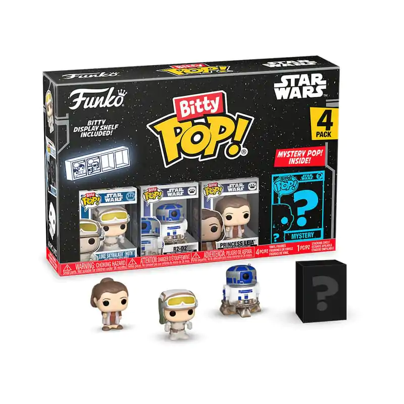 Star Wars Bitty Funko POP! Vinylová figurka 4-balení Luke 2,5 cm fotografii produktu