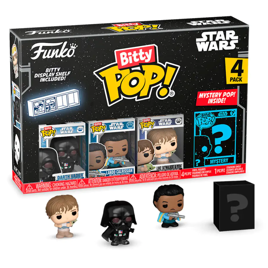 Star Wars Bitty Funko POP! Vinylová figurka 4-balení Darth Vader 2,5 cm fotografii produktu