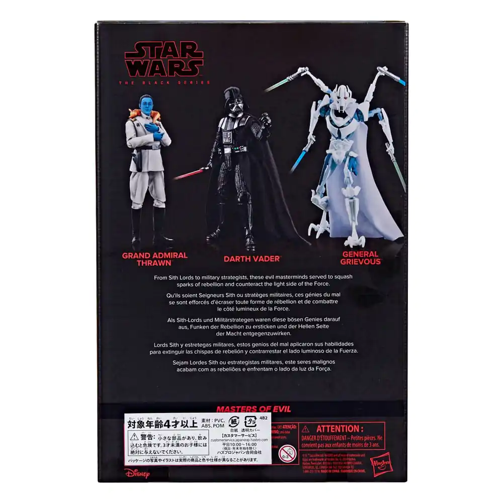 Star Wars Black Series Akční figurka 3-pack Masters of Evil 15 cm fotografii produktu