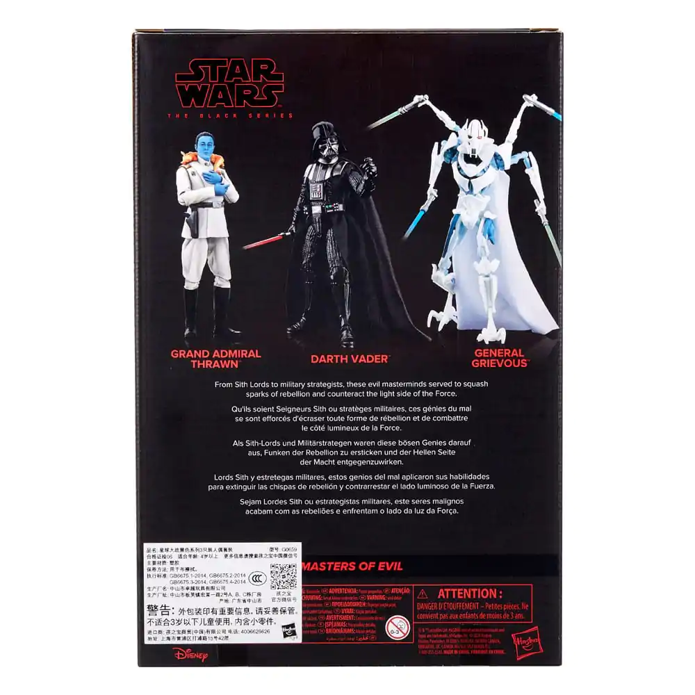 Star Wars Black Series Akční figurka 3-pack Masters of Evil 15 cm fotografii produktu