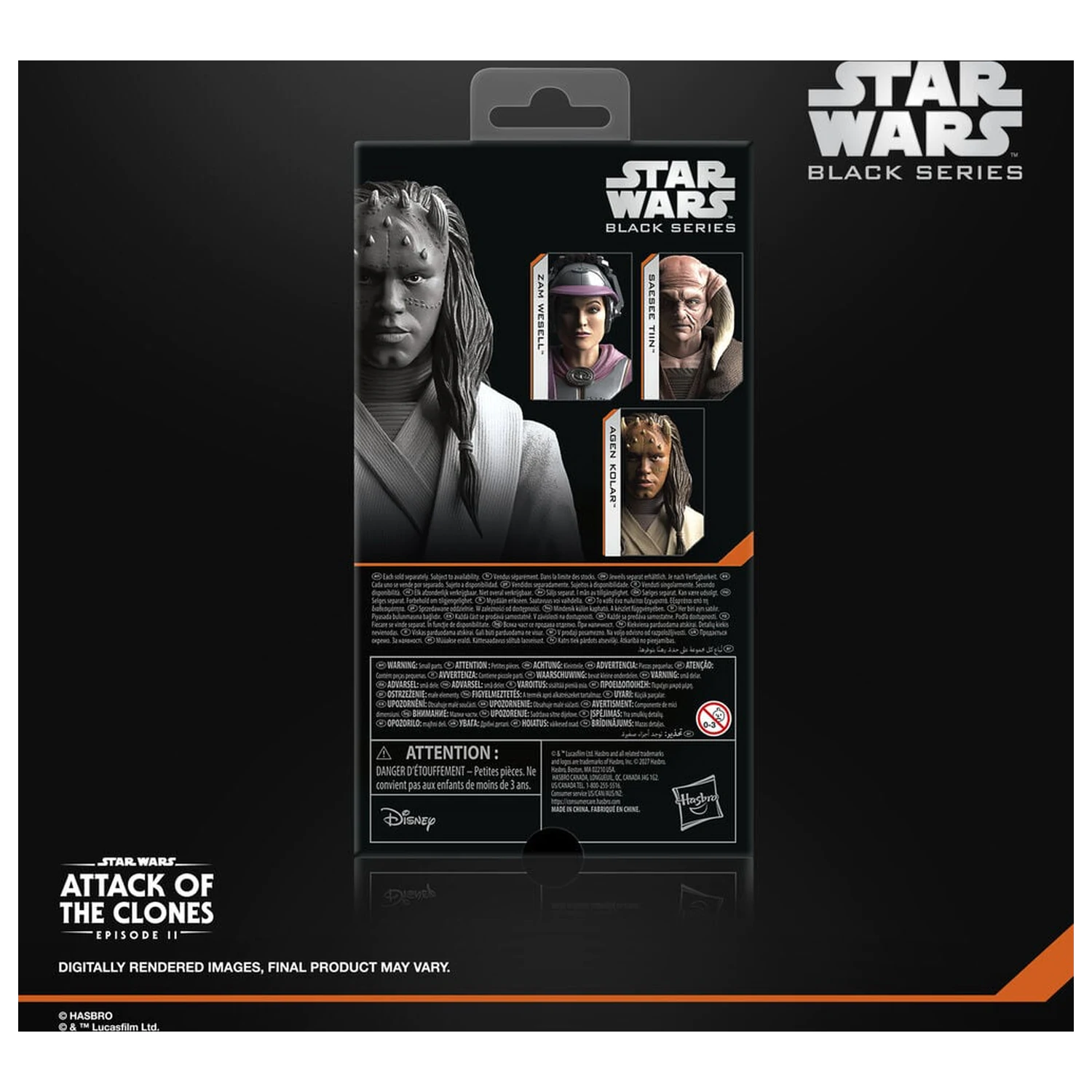 Star Wars Black Series Attack Of The Clones Agen Kolar figurka 15 cm fotografii produktu