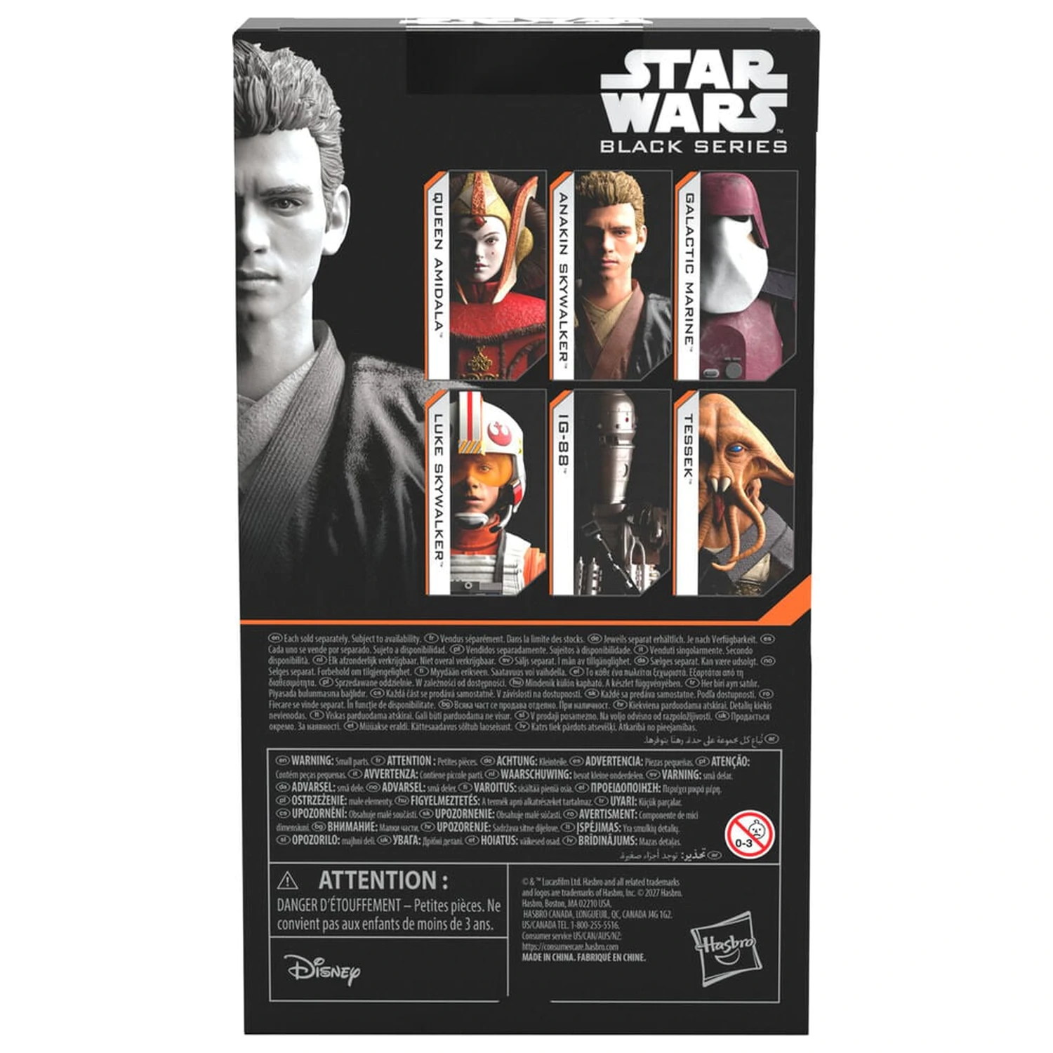Star Wars Black Series Attack Of The Clones Anakin Skywalker figurka 15cm fotografii produktu