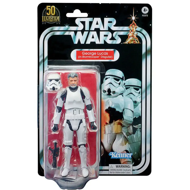 Star Wars Black Series akční figurka 2021 George Lucas (v převleku Stormtroopera) 15 cm fotografii produktu