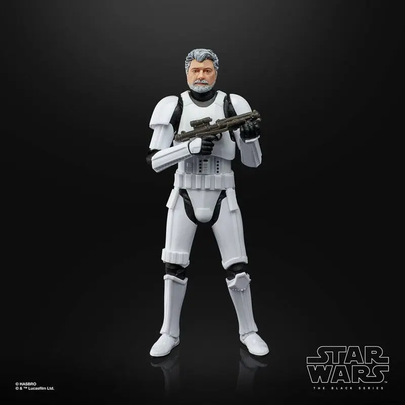 Star Wars Black Series akční figurka 2021 George Lucas (v převleku Stormtroopera) 15 cm fotografii produktu