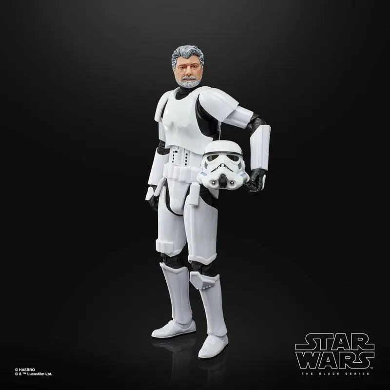 Star Wars Black Series akční figurka 2021 George Lucas (v převleku Stormtroopera) 15 cm fotografii produktu