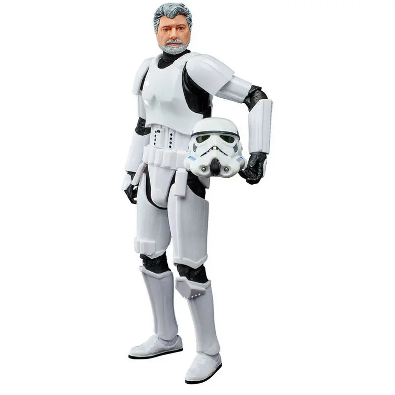 Star Wars Black Series akční figurka 2021 George Lucas (v převleku Stormtroopera) 15 cm fotografii produktu