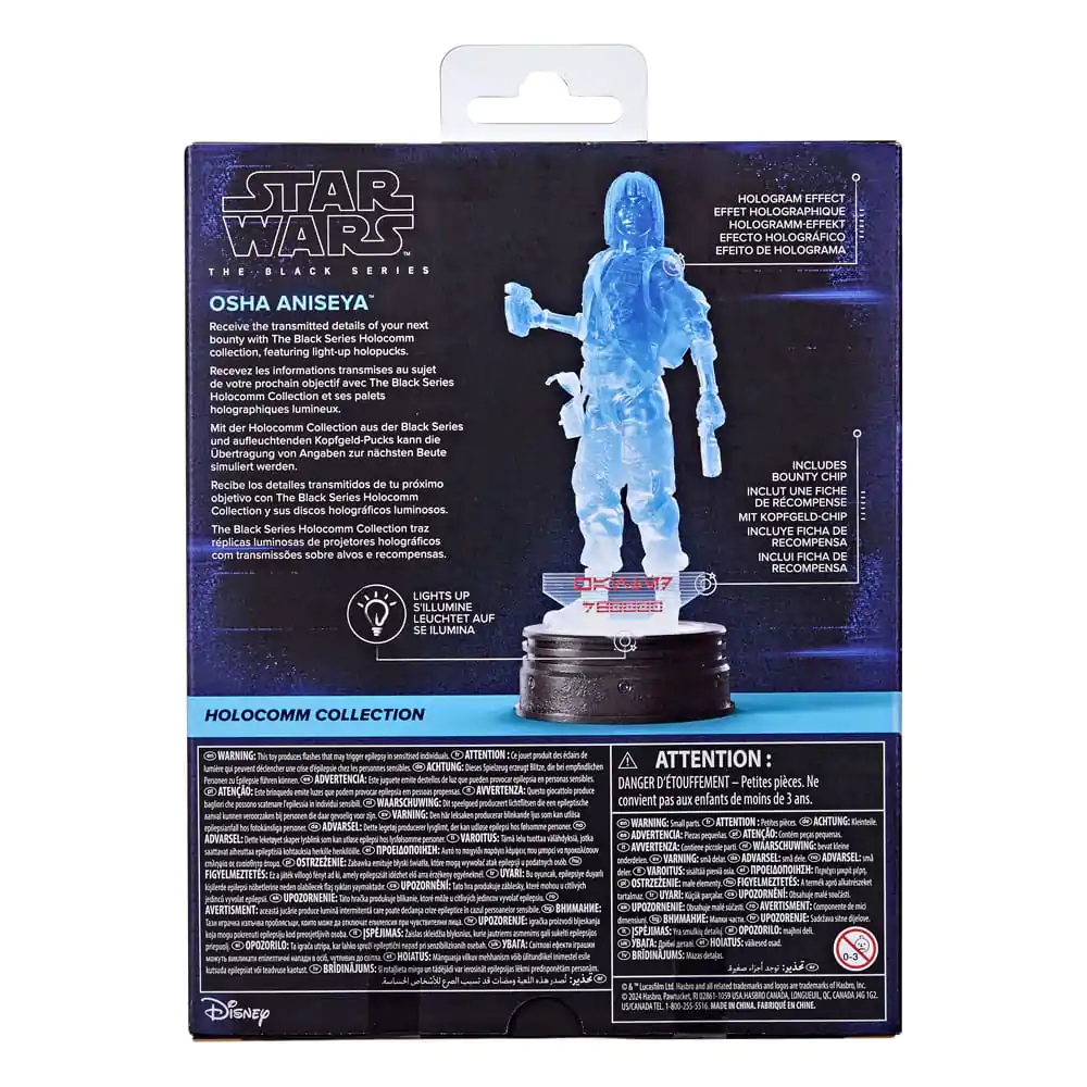 Star Wars Black Series Holocomm Collection akční figurka Osha Aniseya 15 cm fotografii produktu