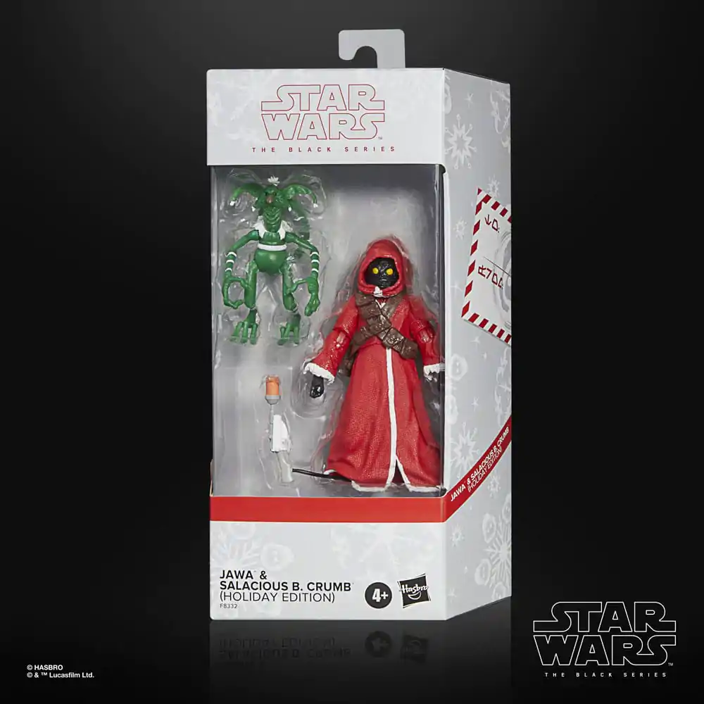 Star Wars Black Series akční figurka Jawa & Salacious B. Crumb (Sváteční edice) 15 cm fotografii produktu