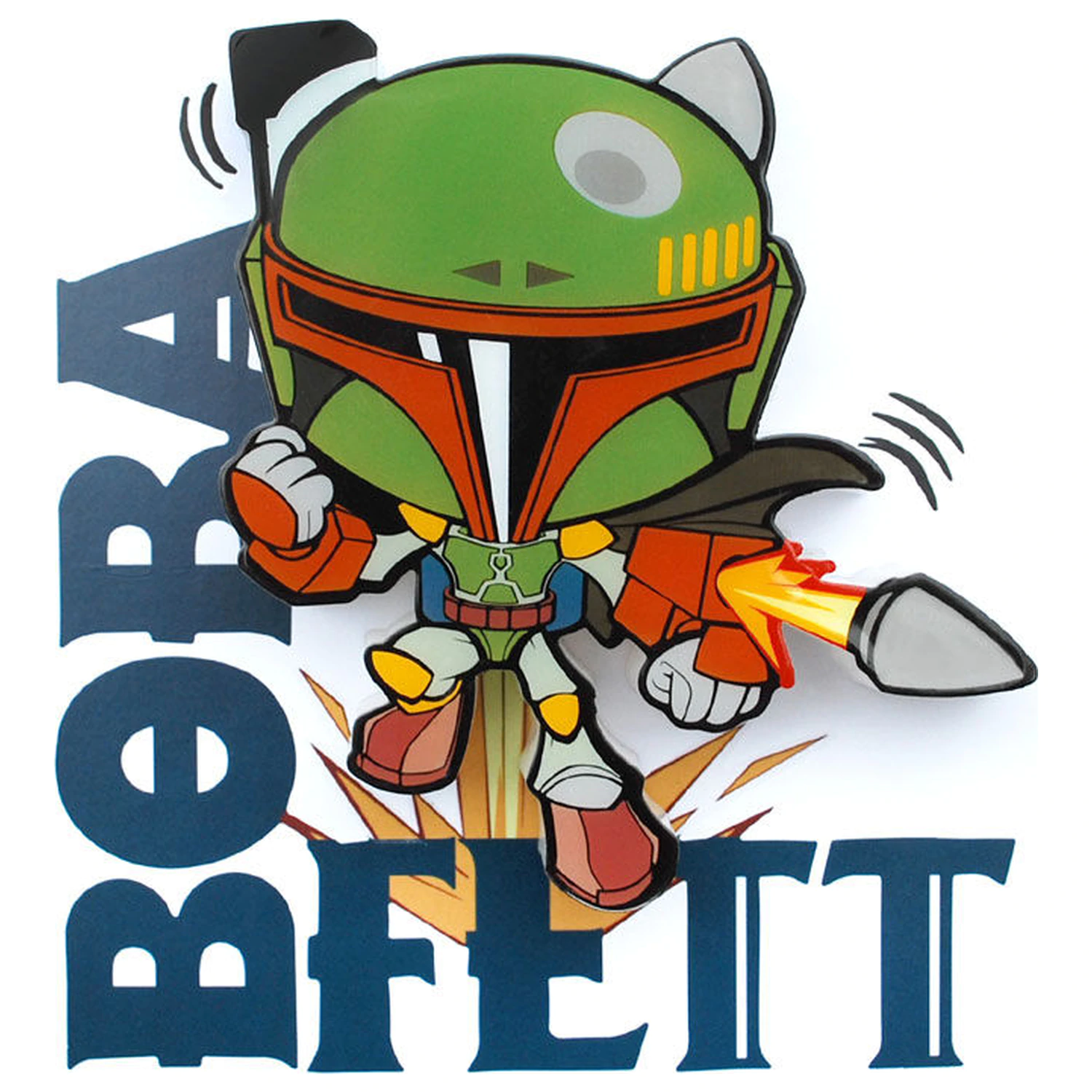 Star Wars Boba Fett 3D Light FX mini lampa fotografii produktu