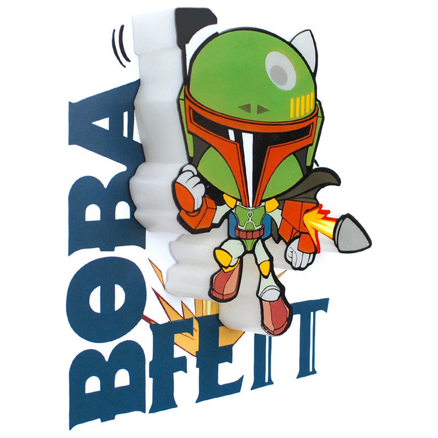 Star Wars Boba Fett 3D Light FX mini lampa fotografii produktu