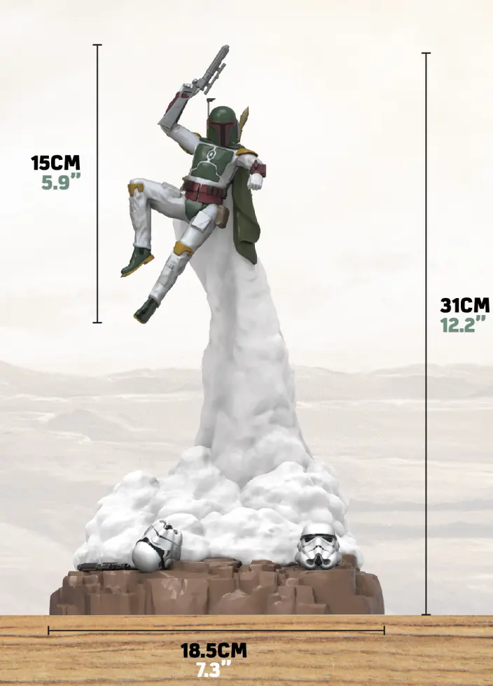 Star Wars: Boba Fett Diorama Světlo 31 cm fotografii produktu