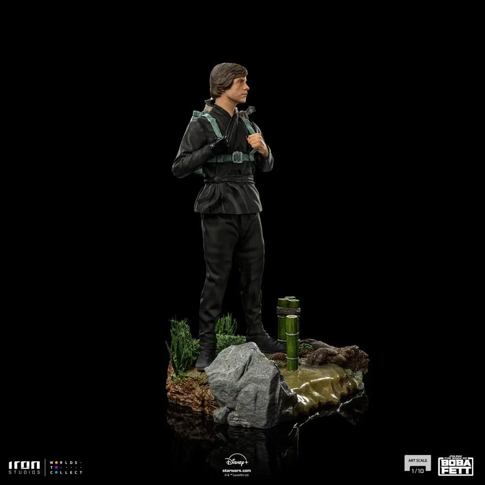 Star Wars Kniha Boba Fetta Art Scale Socha 1/10 Luke Skywalker & Grogu Training 20 cm fotografii produktu