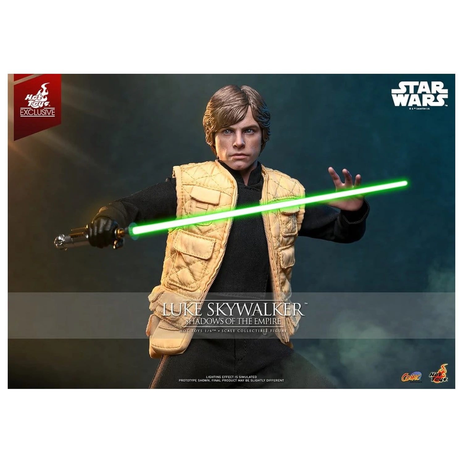 Star Wars Komiksová Mistrovská Akční figurka 1/6 Luke Skywalker (Shadows Of The Empire) (Hot Toys Exclusive) 28 cm fotografii produktu