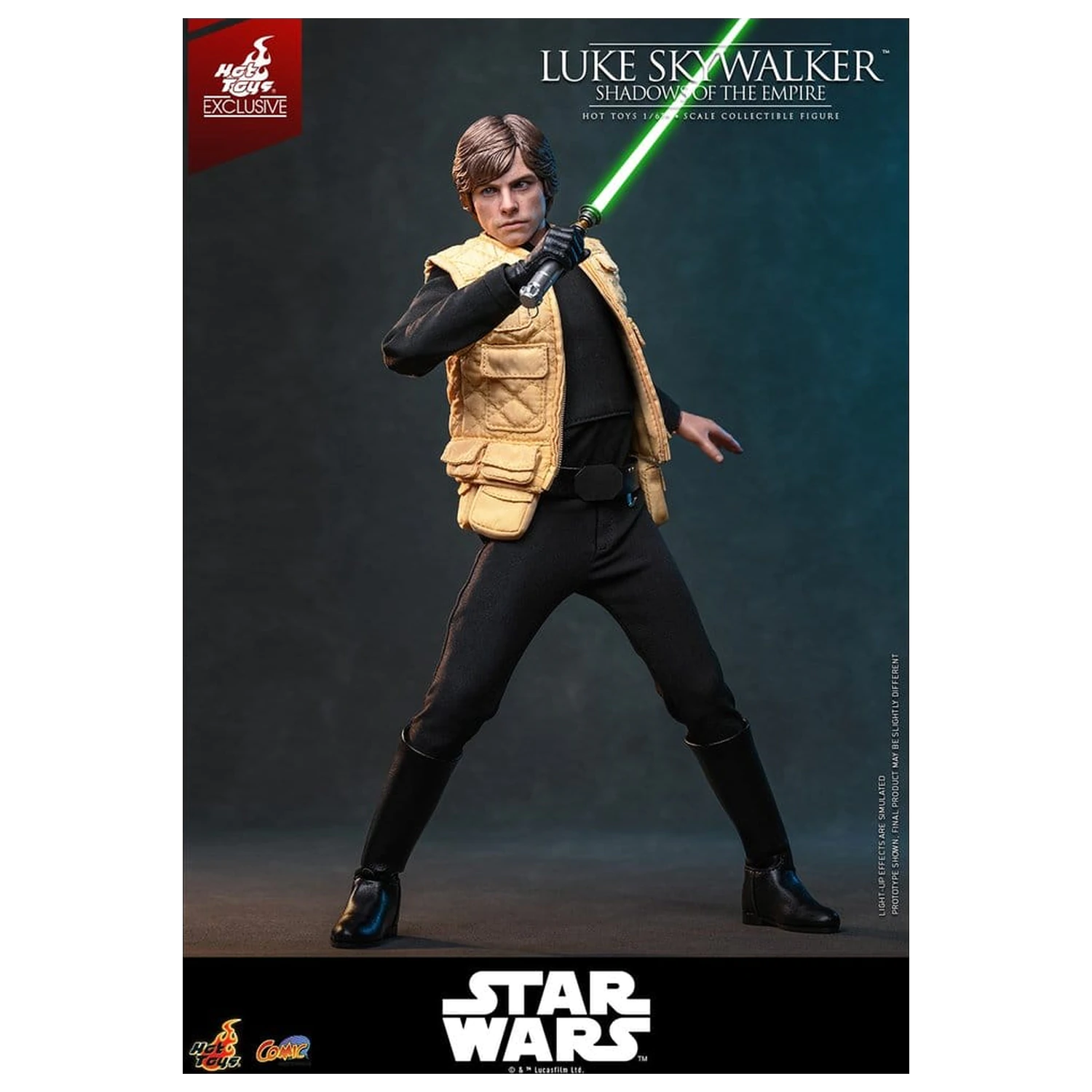 Star Wars Komiksová Mistrovská Akční figurka 1/6 Luke Skywalker (Shadows Of The Empire) (Hot Toys Exclusive) 28 cm fotografii produktu